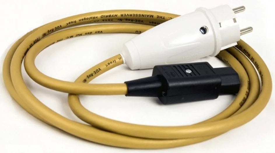 Van den Hul The Mainsstream Hybrid voedingskabel 3 x 0,754 mm² AWG 18.4 verzilverd koper - IEC C13-6A