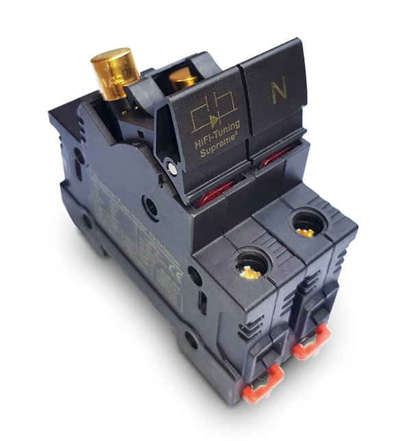 HiFi-Tuning Diamond II Supreme³ dubbelpolige zekeringhouder voor audiogroep | 10x38 mm
