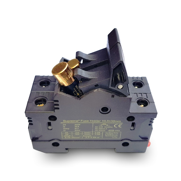 HiFi-Tuning Diamond II Supreme³ dubbelpolige zekeringhouder voor audiogroep | 10x38 mm - Afbeelding 5