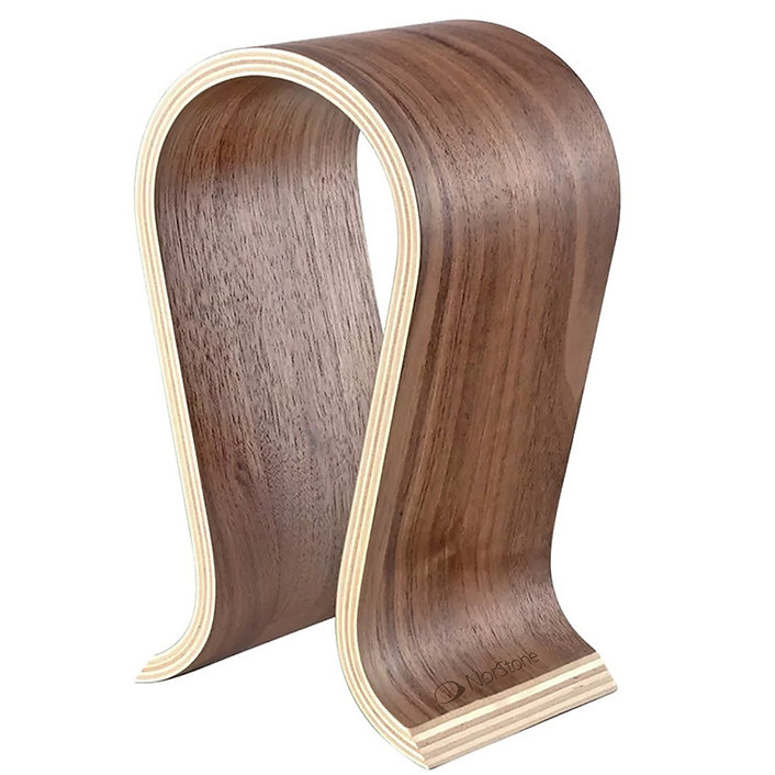 NorStone Wooden Headphone Stand Walnoot