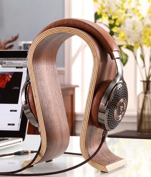 NorStone Wooden Headphone Stand Walnoot - Afbeelding 3