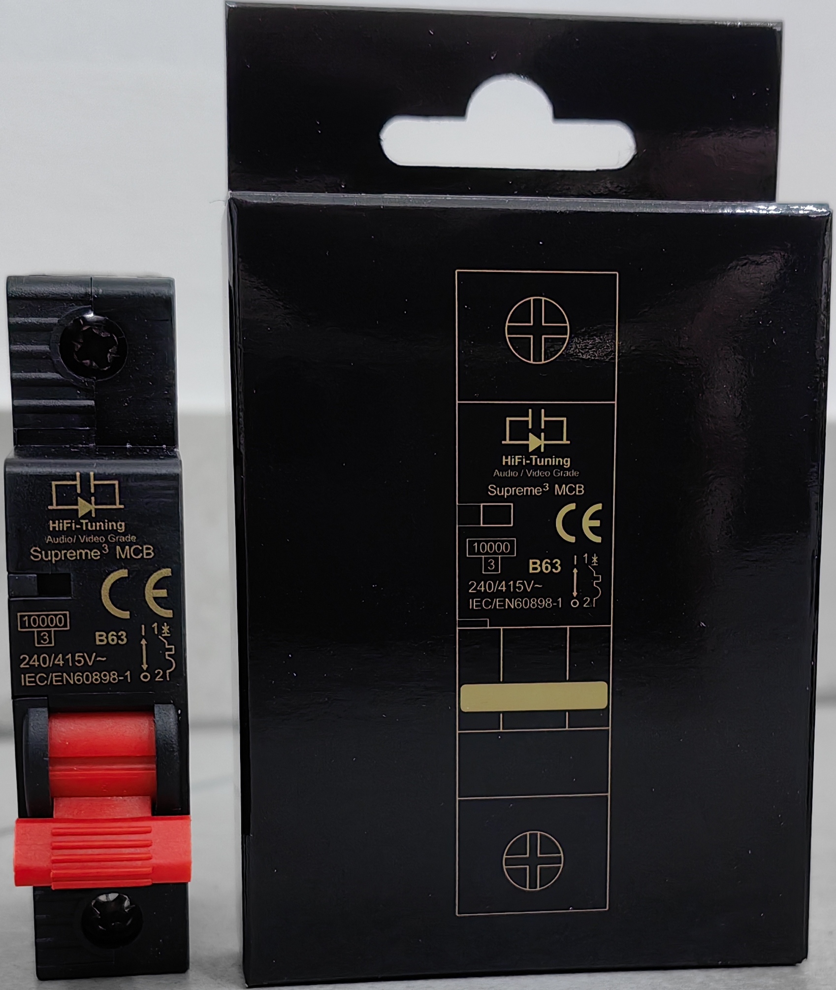 HiFi-Tuning Supreme³ MCB 1P enkelpolige Audio Grade Installatieautomaat voor Audiogroep 63A - Afbeelding 3