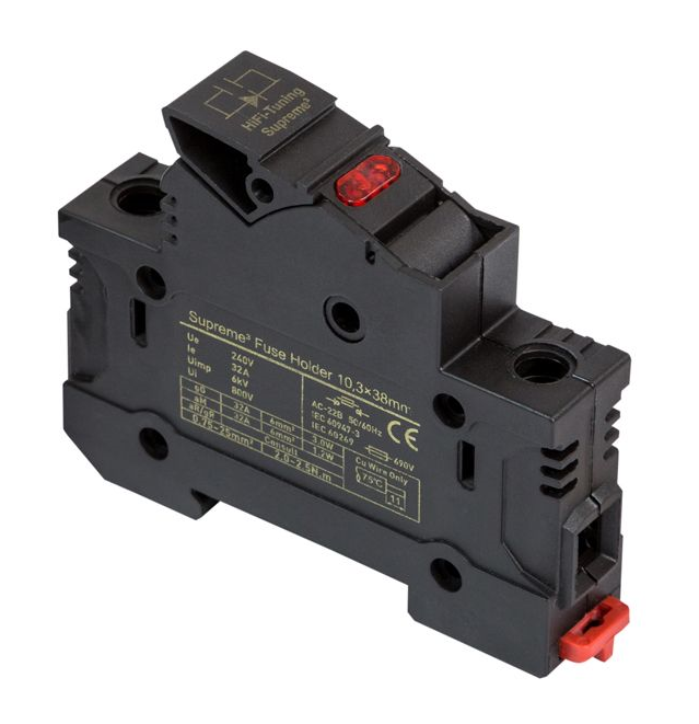 HiFi-Tuning Supreme³ zekeringhouder voor audiogroep | 10x38 mm