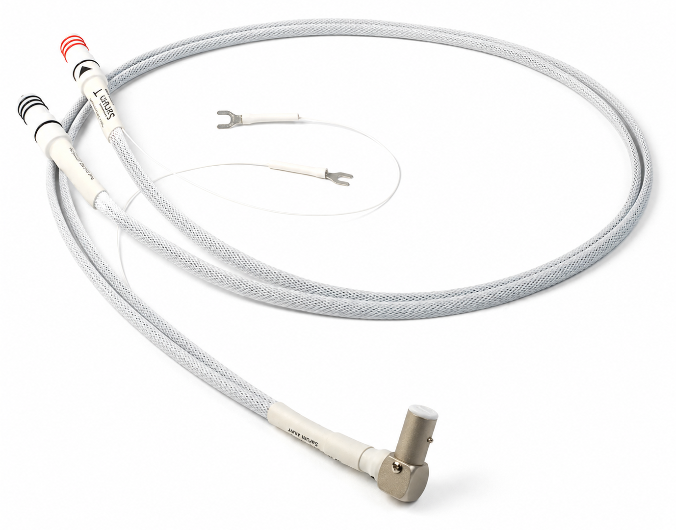 Chord Company Sarum T Slim Phonokabel 1,2 meter | RCA, XLR of DIN | Taylon-isolatie - Afbeelding 2