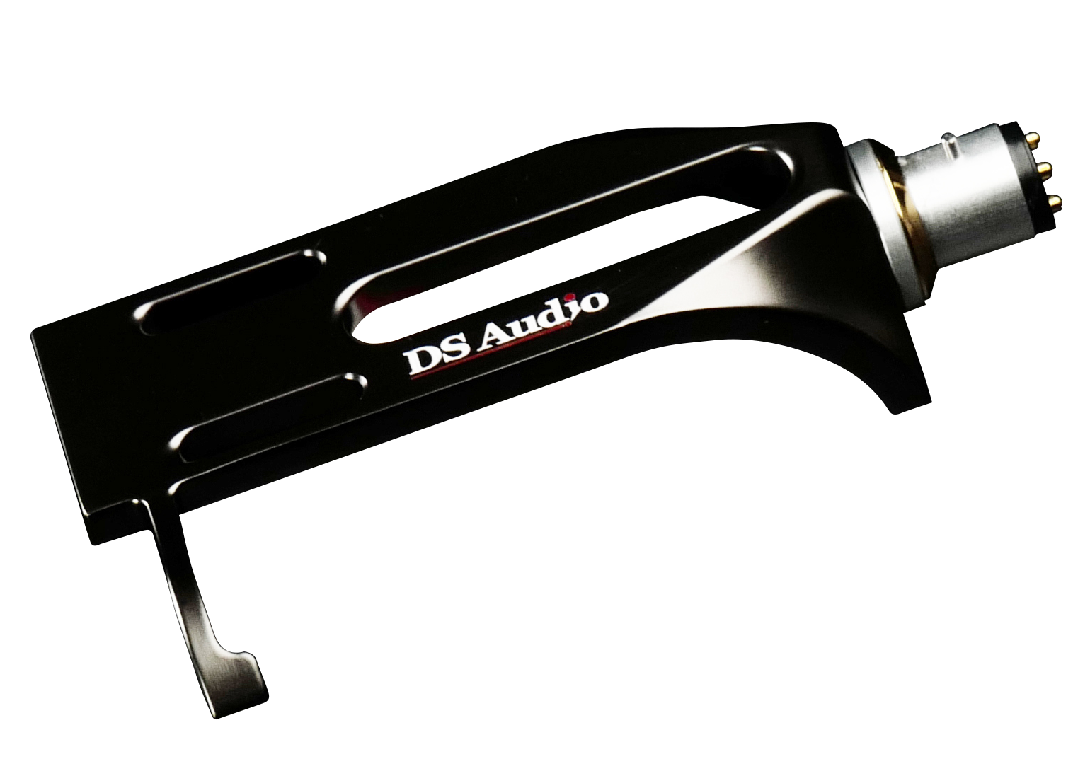 DS Audio HS-001 headshell | Ultra-duraluminium | SME-bajonetaansluiting | Inclusief 4N Litz headshell kabels - Afbeelding 2