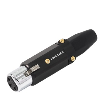 Furutech FP-602F-N1 Gold Female XLR connector tot Ø12mm per stuk