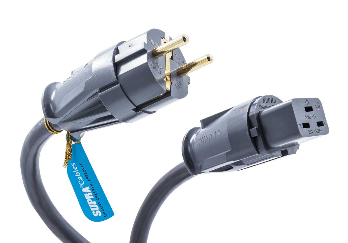 Supra LoRad 2.5 SPC voedingskabel 3 x 2,5 mm2 AWG 13 verzilverd koper - IEC C19-16A - Afbeelding 2