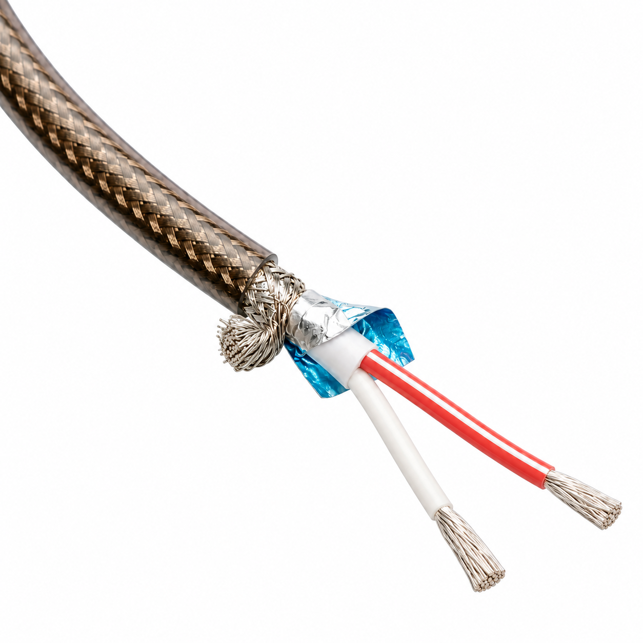 Chord Company EpicX | afgeschermde luidsprekerkabel | verzilverd OFC-koper | 2 × 3,31 mm² | AWG 12 | per meter - Afbeelding 2