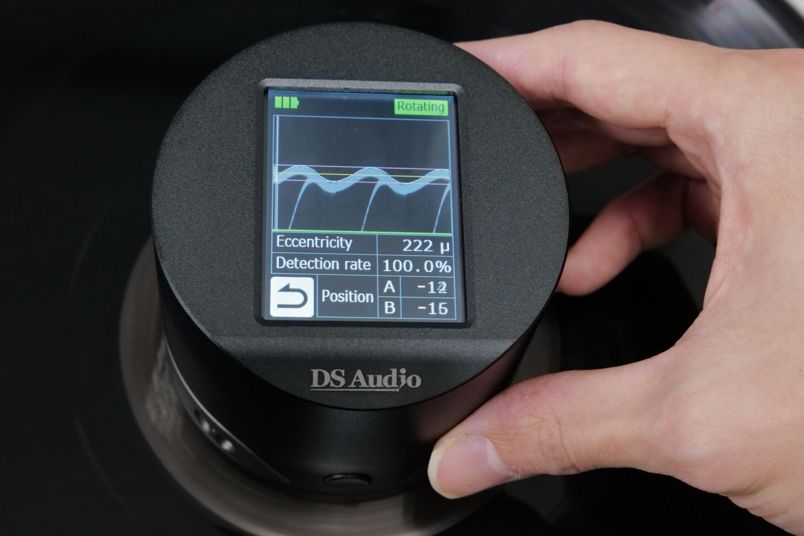 DS Audio ES-002 Reference | Platengewicht met optische centreerhulp | Wolfraam | 640 gram - Afbeelding 5
