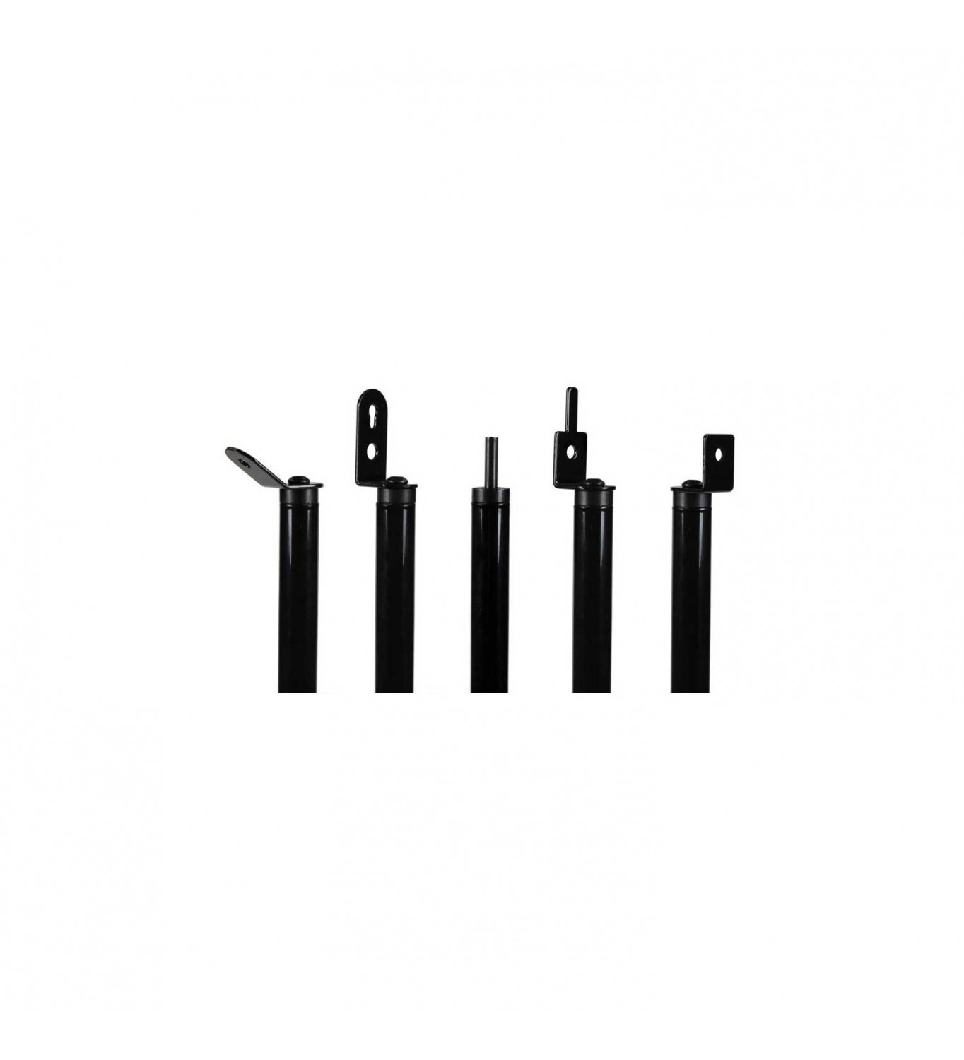NorStone Finn Edge | luidsprekerstand verstelbaar 70–120 cm | zwart | gietijzeren voet | set 2 stuks - Afbeelding 8